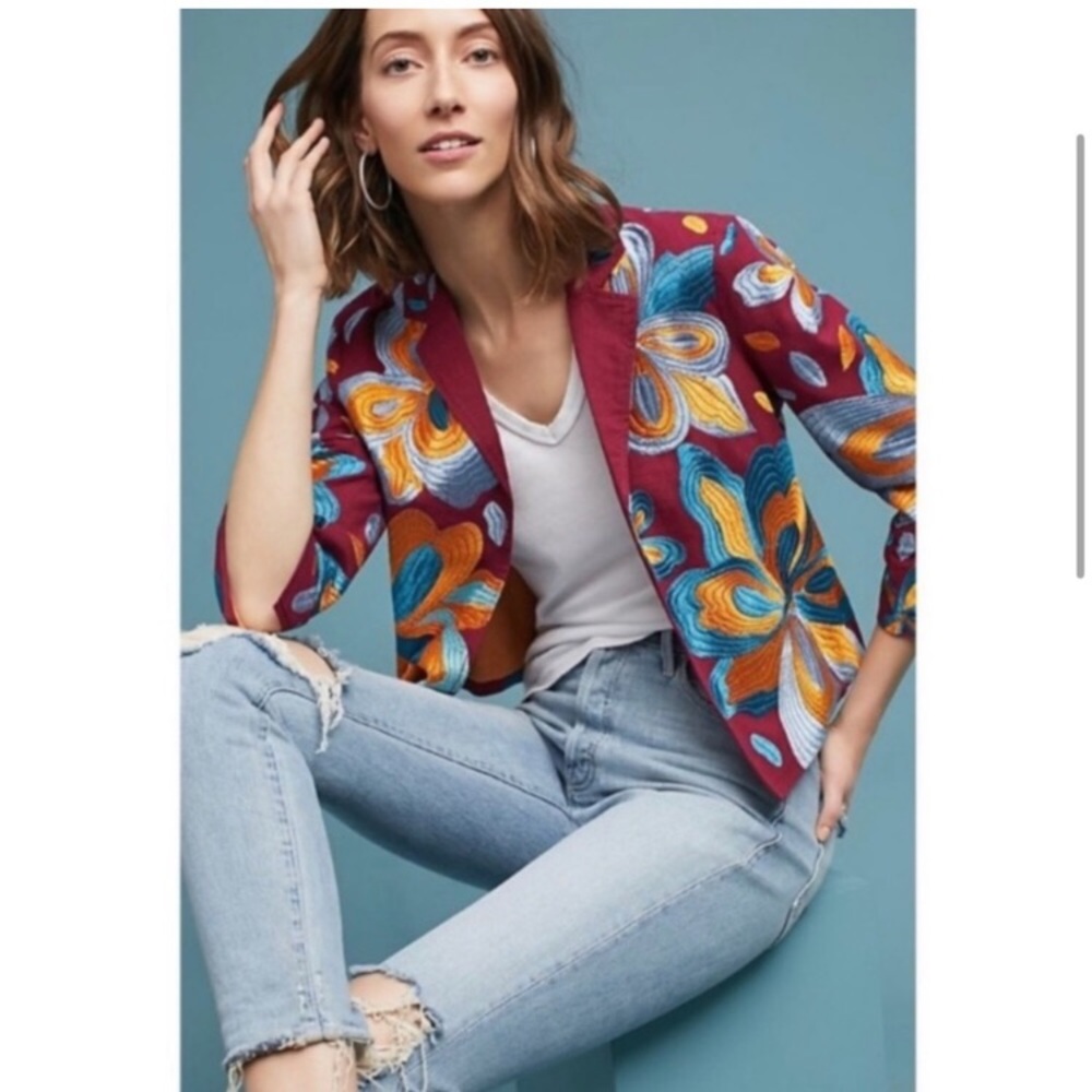 Anthropologie gorgeous blazer